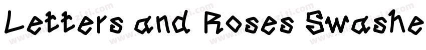 Letters and Roses Swashes字体转换